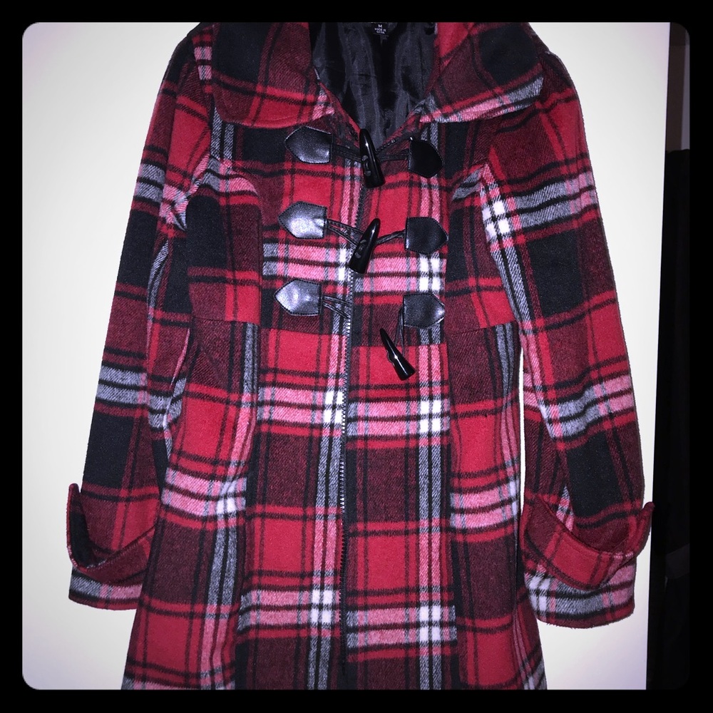Red Plaid coat